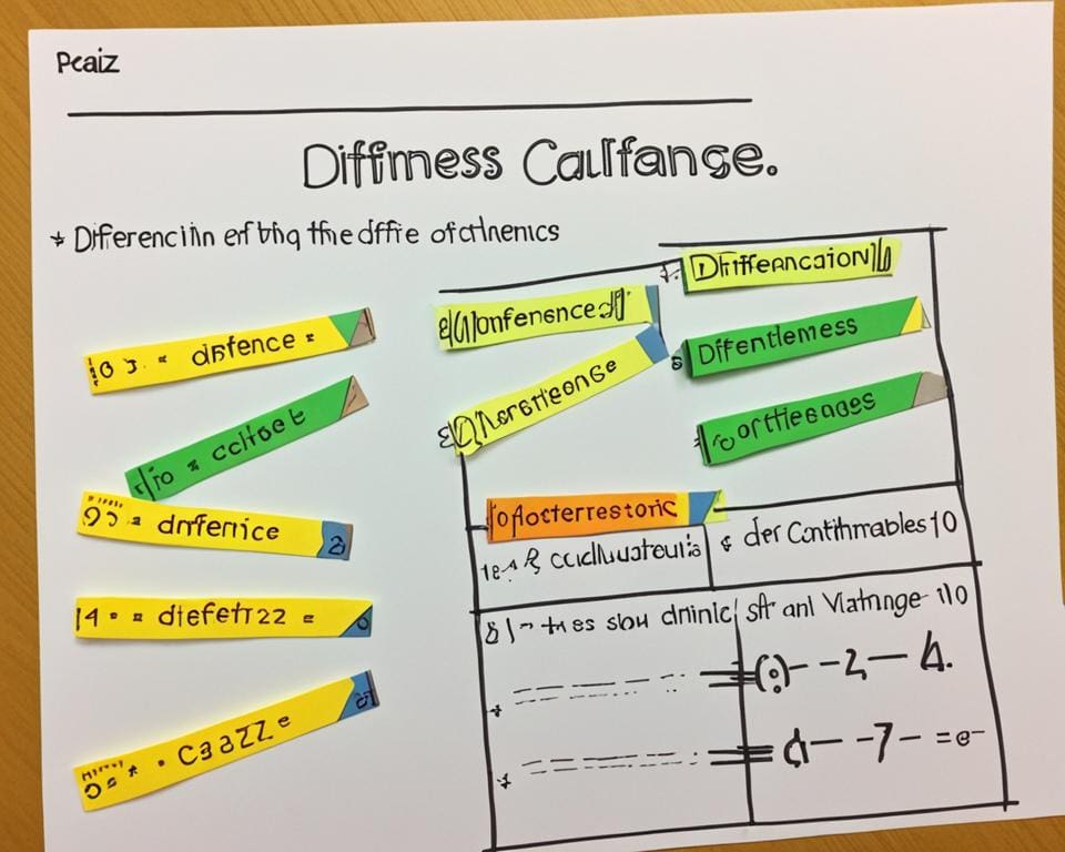 Differenz in der Mathematik