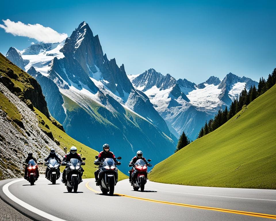 Motorradreisen Alpen