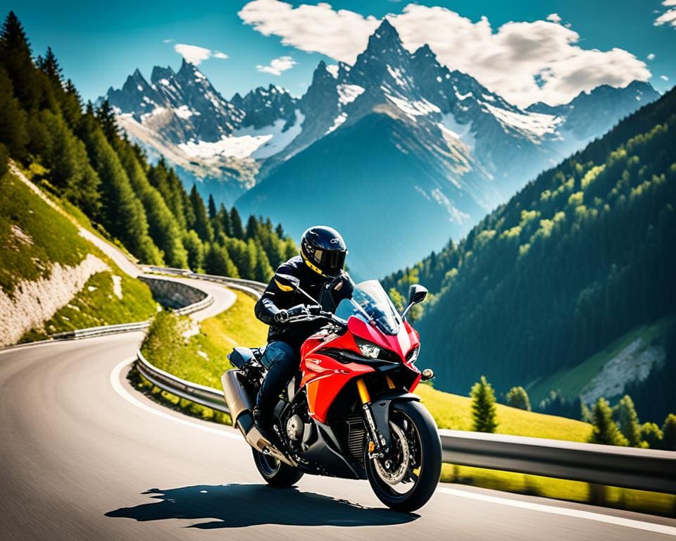 Motorradtour durch die französischen Berge