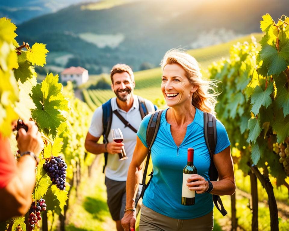 Wein und Wandern in Europas Dorfregionen