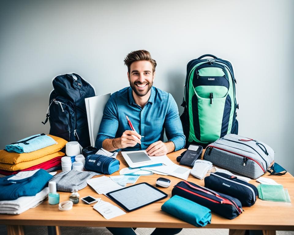 Durchdachte Packlisten für die Reiseorganisation