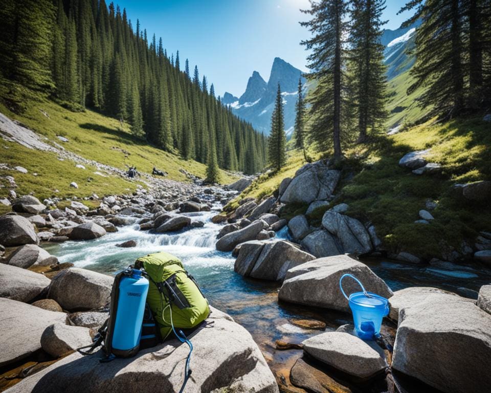 Outdoor Zubehör, Wasserfilter und Trinksäcke