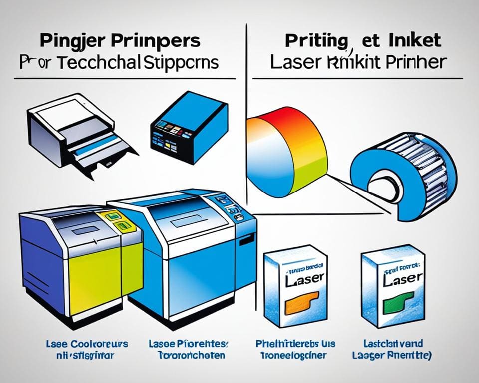 technische Unterschiede Drucker