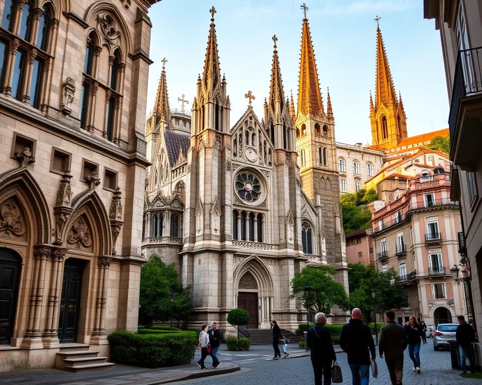 Architektur der Gotischen Kirchen in Porto