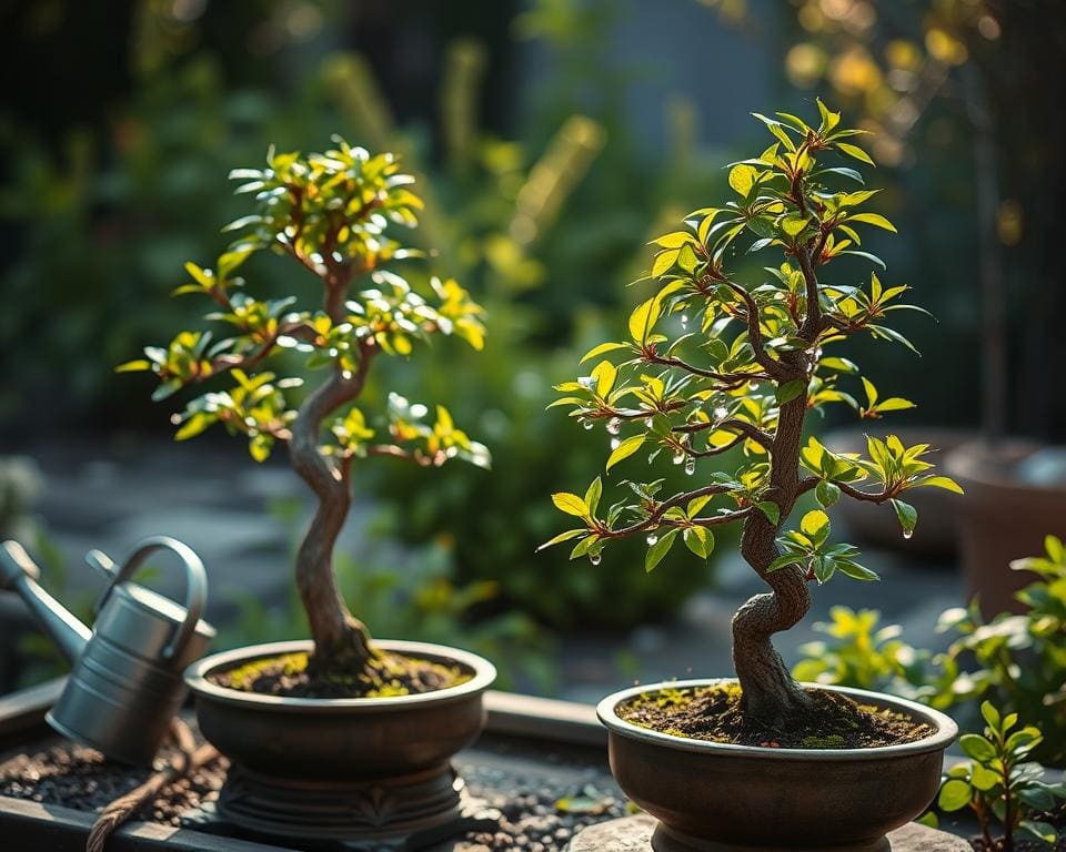 Bonsai-Wasserbedarf und Lichtverhältnisse Bonsai-Bäume