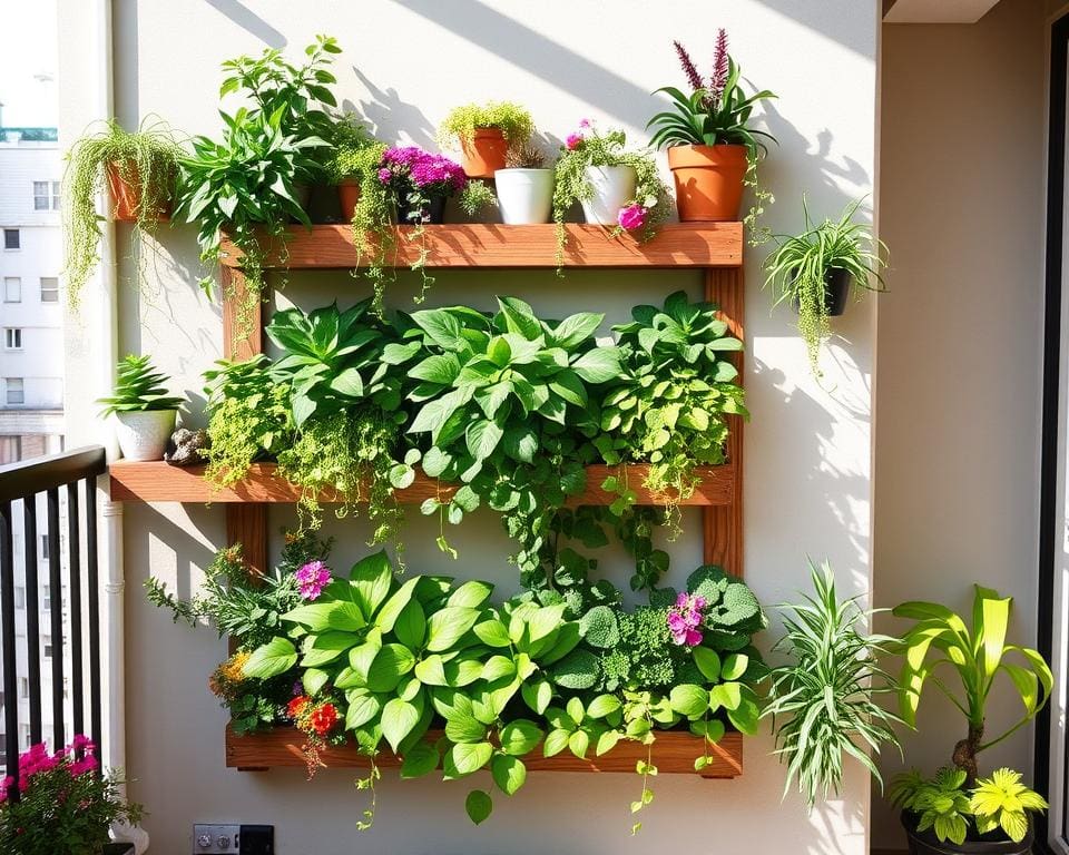 DIY-Regale für Pflanzen: Vertikaler Garten für Balkon und Terrasse