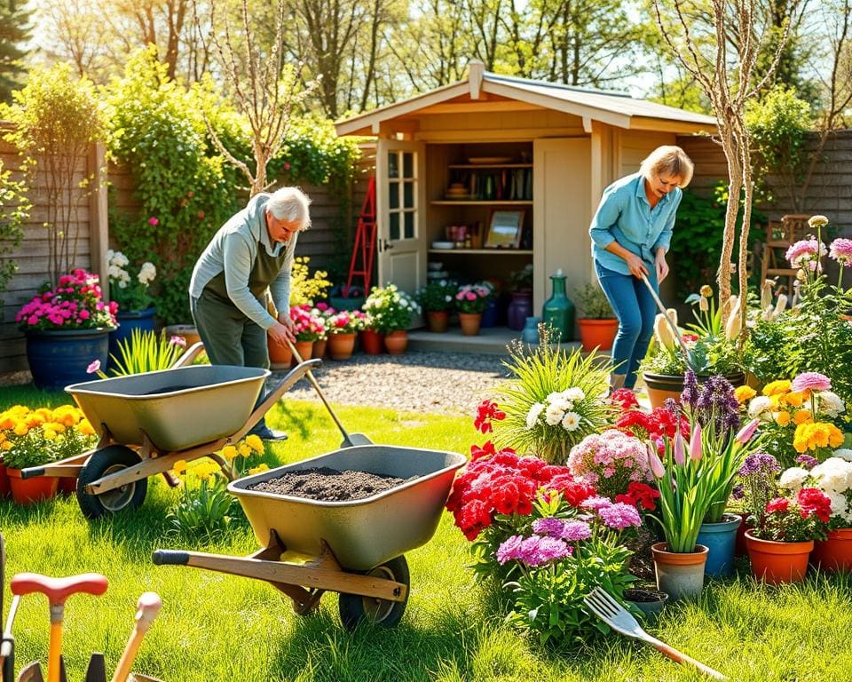 Frühjahrsputz im Garten: So starten Sie durch