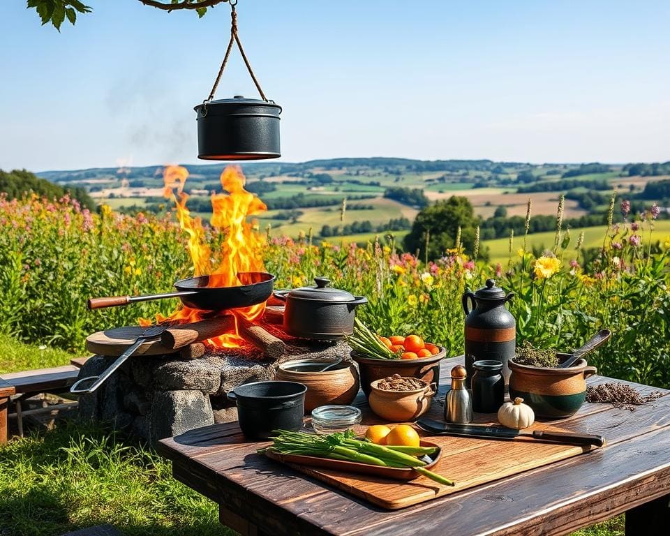 Geschichte des Outdoor-Kochens