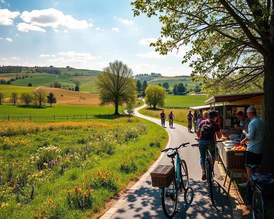 Kulinarische Entdeckungen auf Fahrradtouren