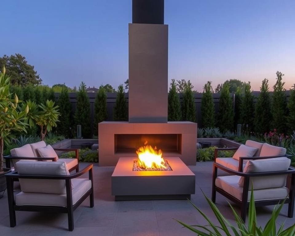 Outdoor-Kamin Design