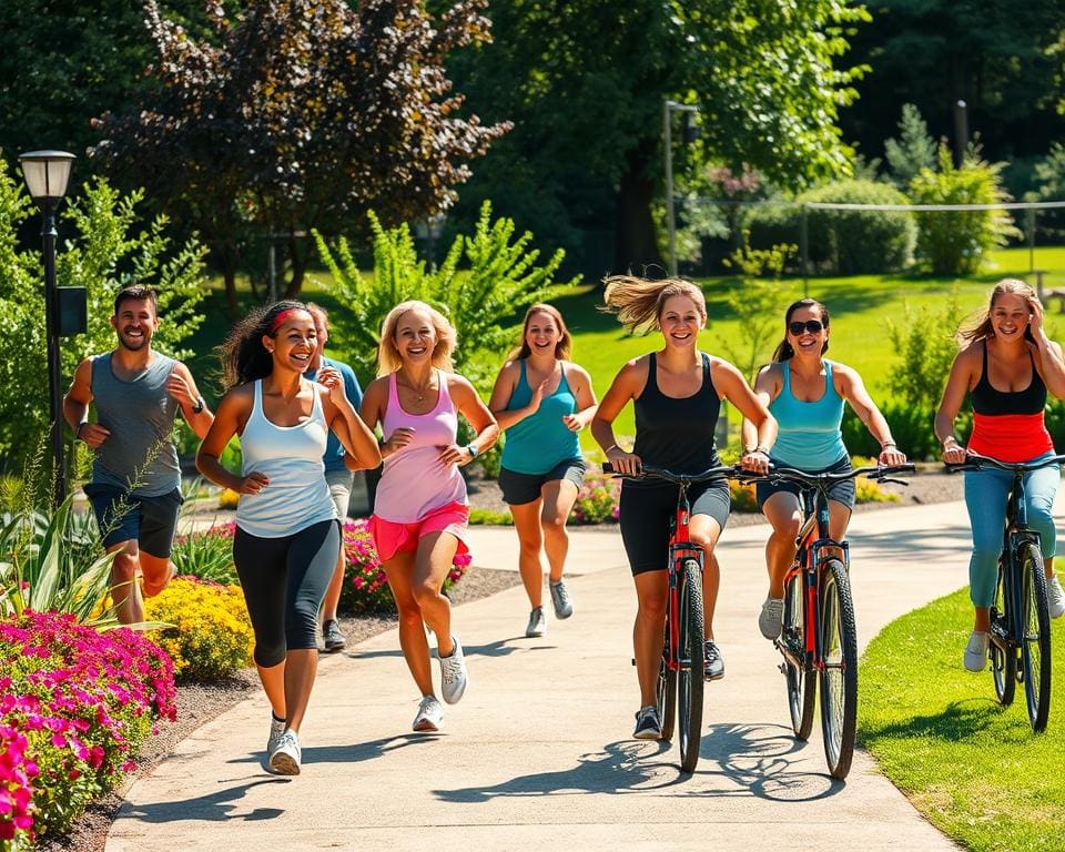 Sport und Spaß im Freien