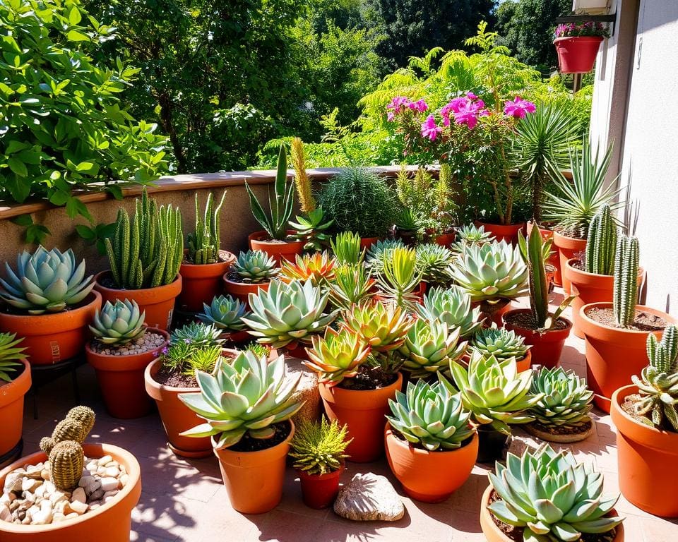 Sukkulenten auf der Terrasse: Pflegeleichte Schönheiten