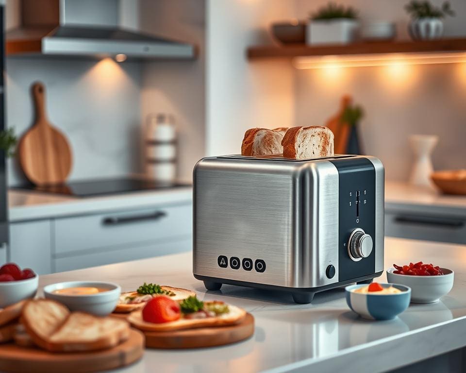 Toaster Test mit Aufwärmfunktion