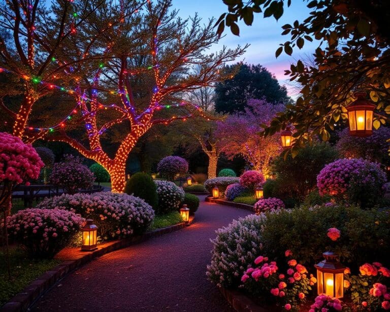 Verwandeln Sie Ihren Garten in ein Lichtermeer