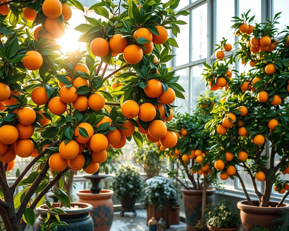 Zitrusbäume im Wintergarten: So gedeihen sie richtig