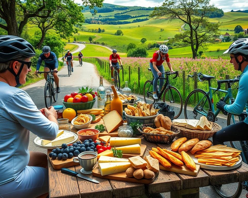 lokale Spezialitäten entdecken Radtour