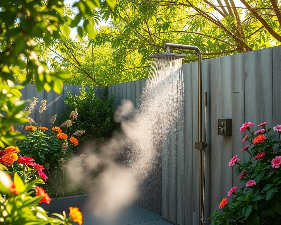 Gartenduschen: Erfrischung an heißen Tagen