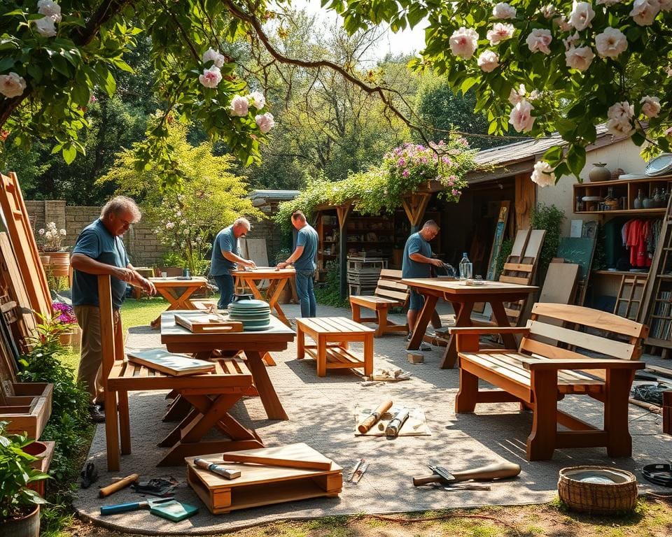 Gartenmöbel selber bauen: Kreativität im Freien