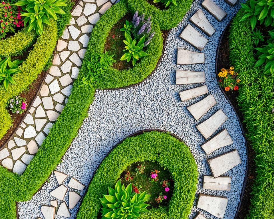 Gartenwege gestalten: Materialien im Vergleich