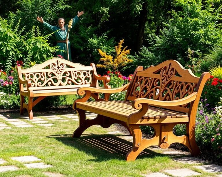 Heimwerkerprojekte für den Garten: Sitzbänke aus Holz