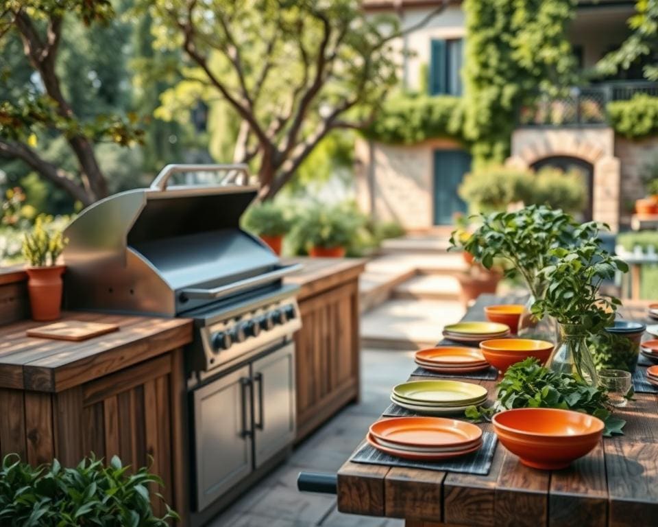 Outdoor-Küchen: Kochen unter freiem Himmel