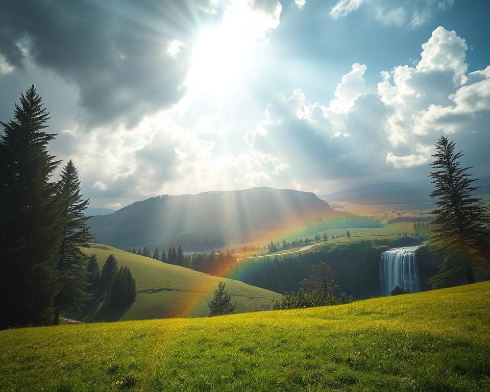 Wie entsteht ein Regenbogen?