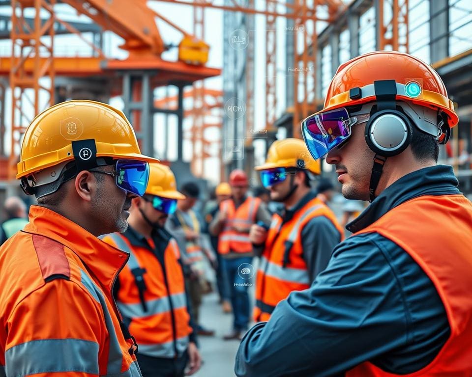 Baustellen Unfallverhütung durch smarte Helme