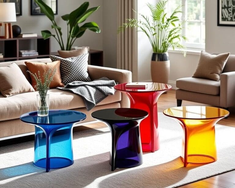 Beistelltische von Kartell: Praktische Wohnaccessoires