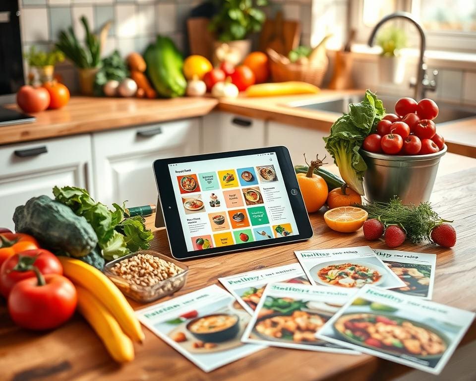 Ernährungs-Apps helfen bei der Essensplanung und gesunden Rezepten.