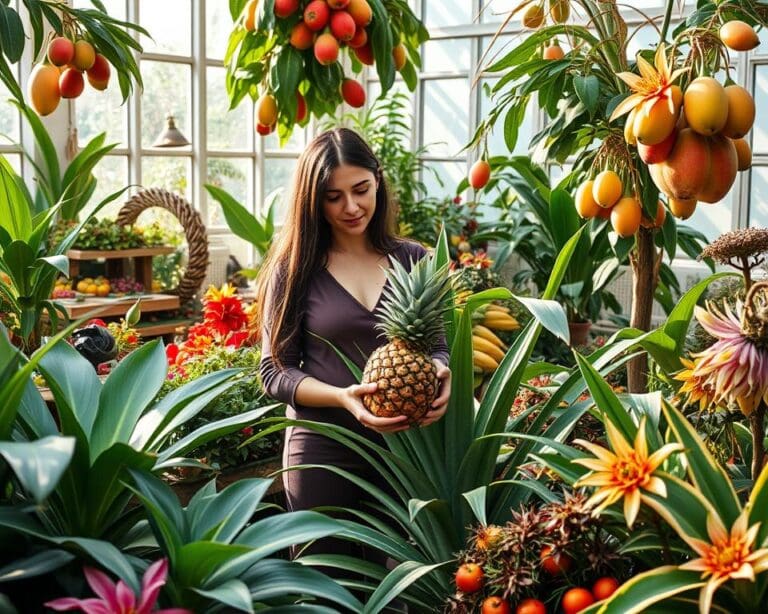 Exotische Früchte im Wintergarten anbauen