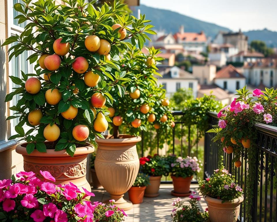 Obstbäume im Kübel: Frische Früchte auf Balkon