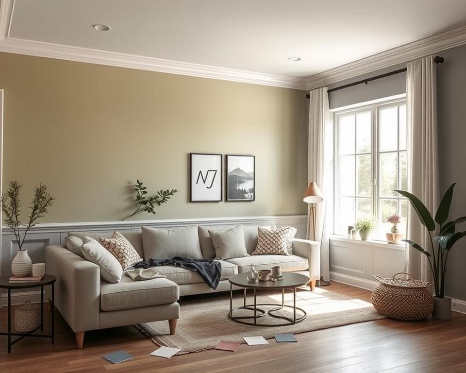 So findest du die perfekte Wandfarbe für dein Wohnzimmer