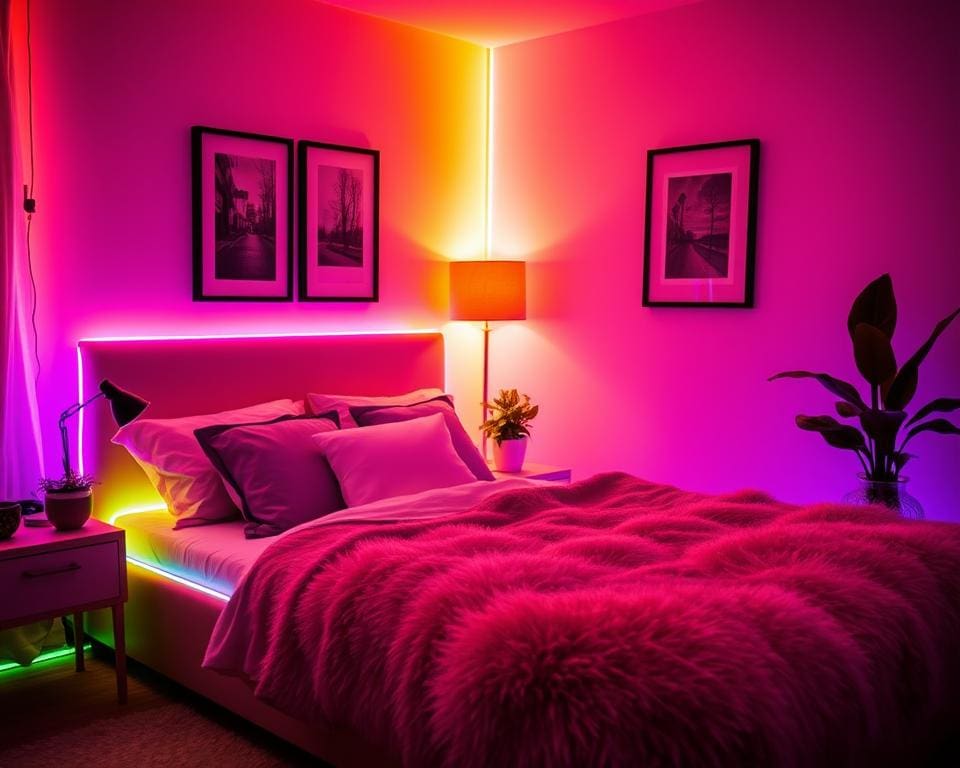 So richtest du dein Schlafzimmer mit LED-Lichtern ein