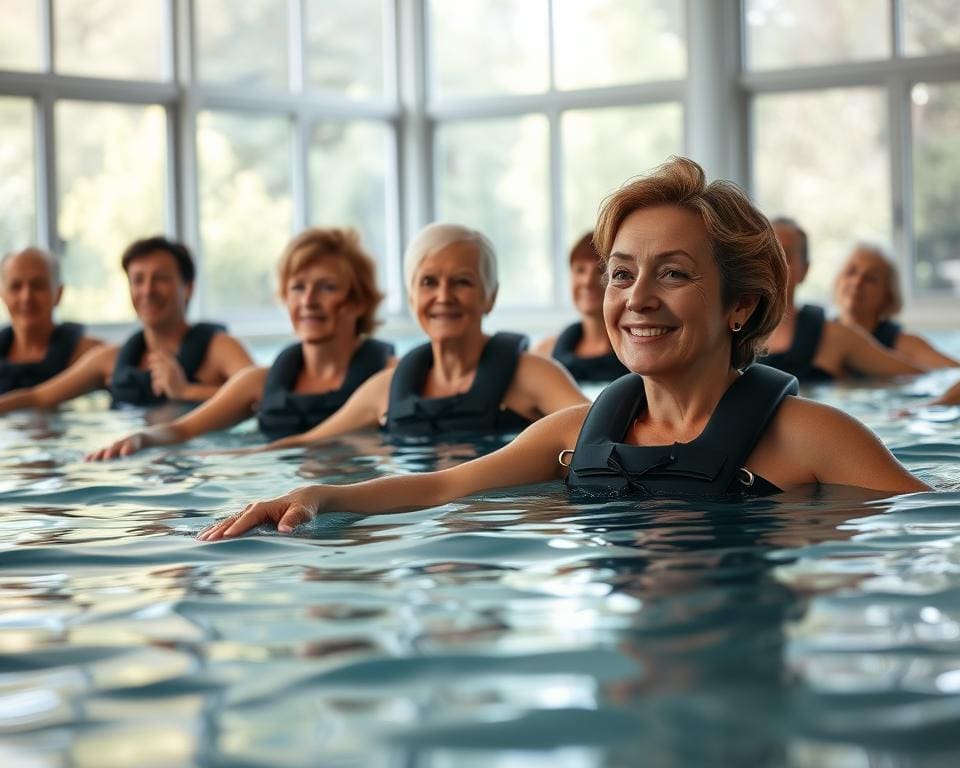 Wassergymnastik für sanfte Rehabilitation