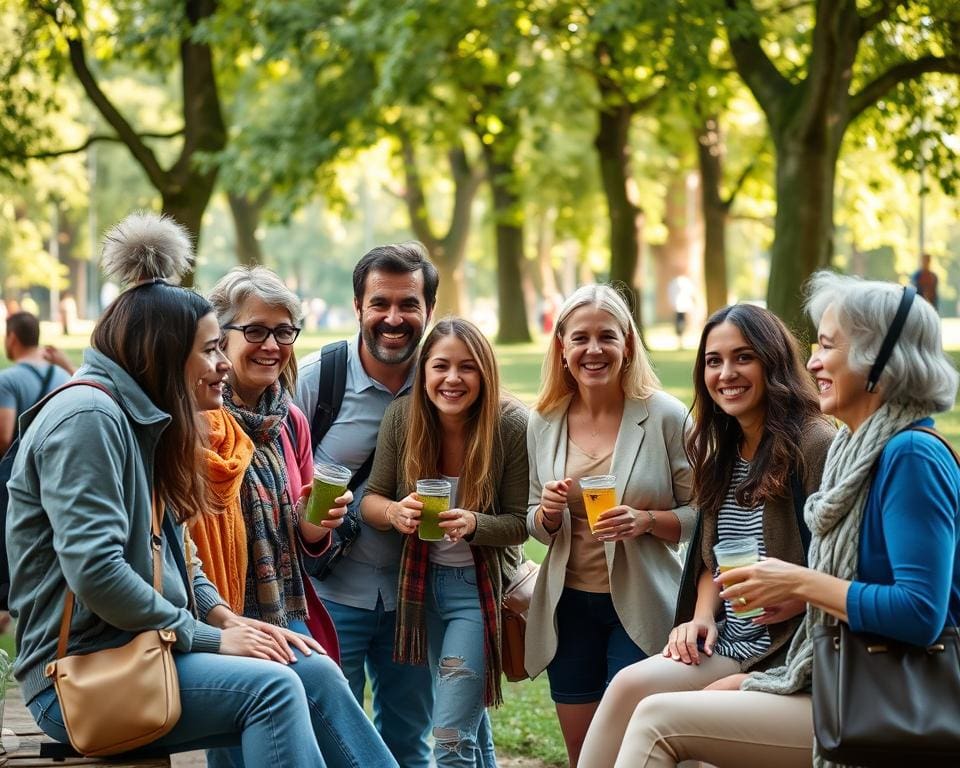 Zusammenhang zwischen Sozialkontakten und Gesundheit