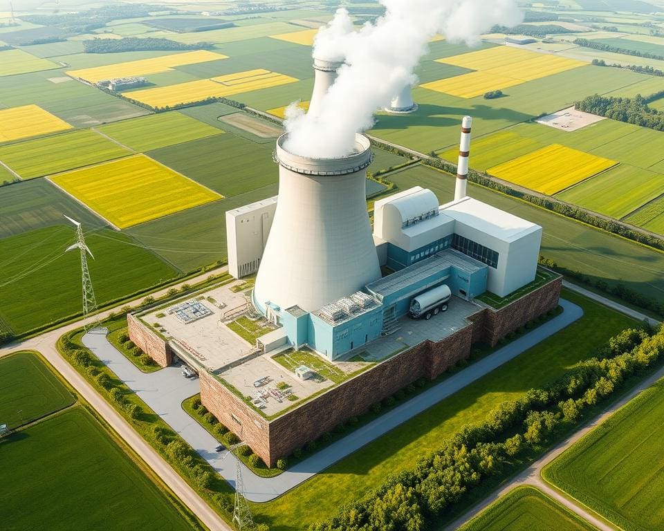 Aufbau Atomkraftwerk