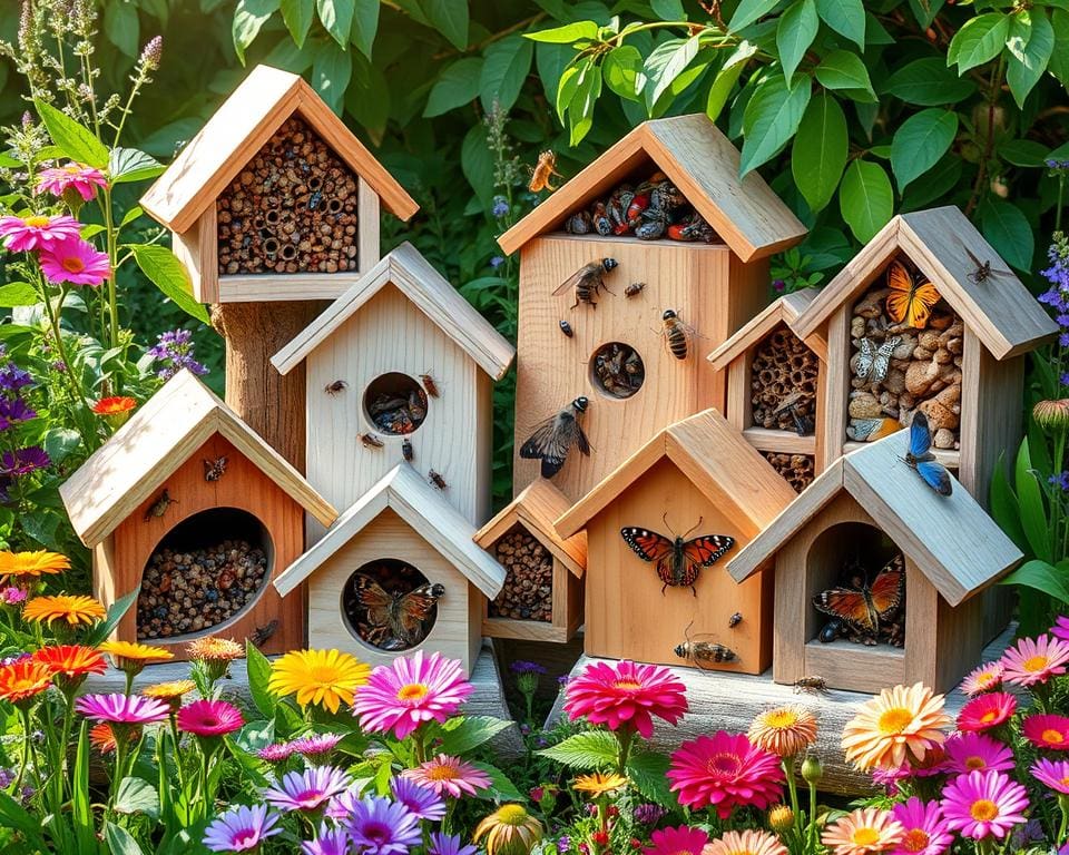 Nützlinge in Insektenhotels