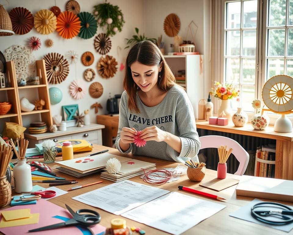 Schritt-für-Schritt Bastelanleitungen für Wohnaccessoires basteln