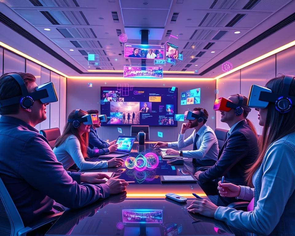 VR-Brillen für interaktive Meetings und Kreativität in Teams