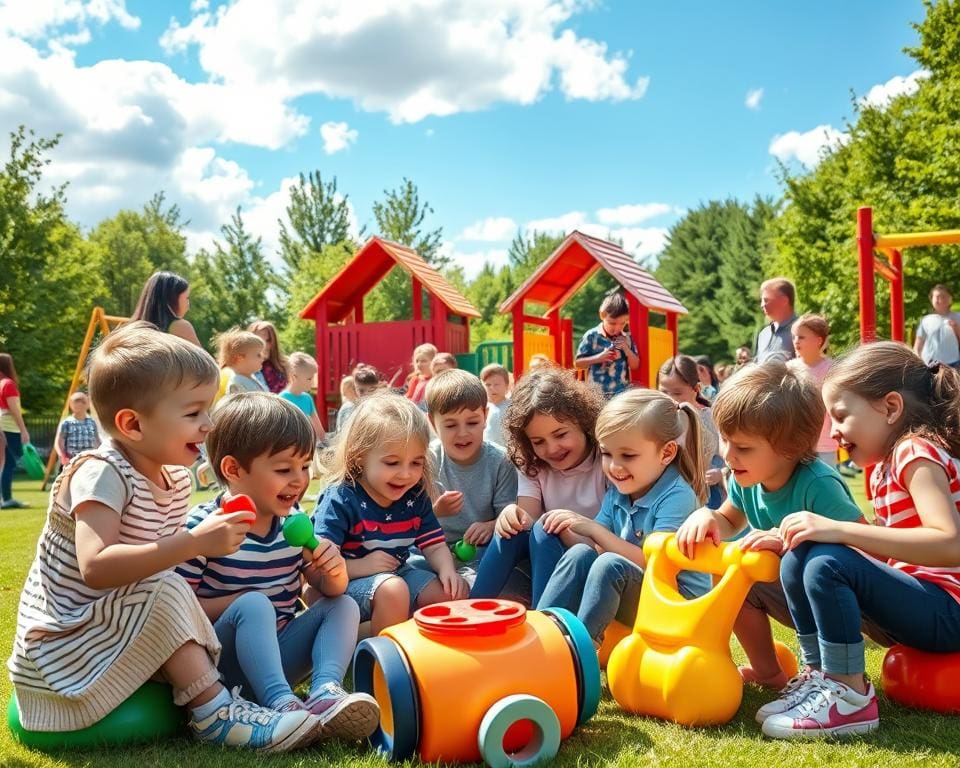 soziale Interaktion bei Kindern